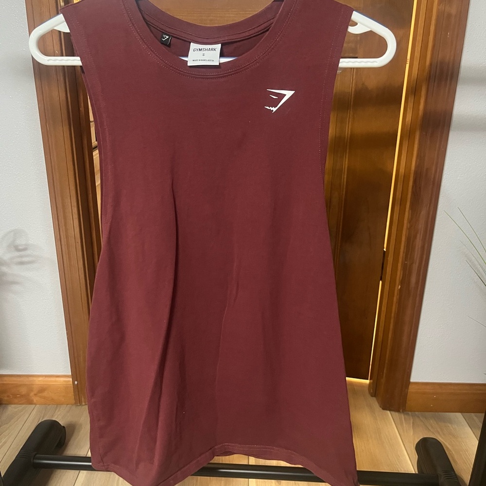 Gymshark Burgundy Sleeveless Top